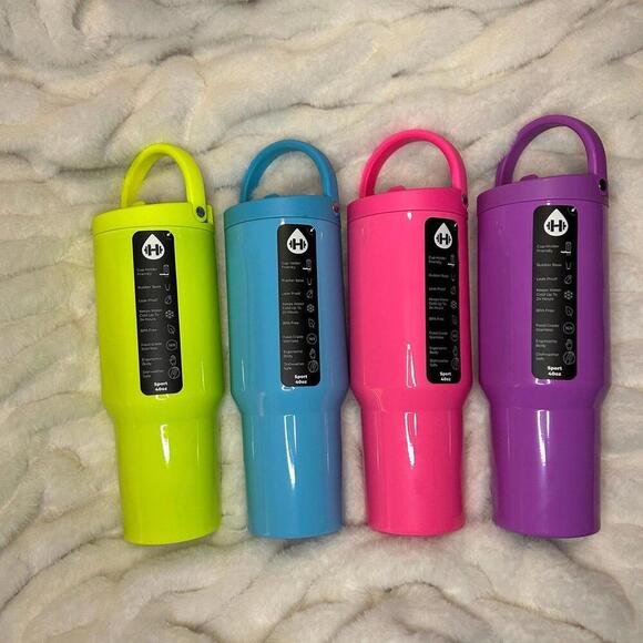 HydroJug Neon Shiny Sport Bundle Wave Pulse Glow & Flare - Picture 2 of 4